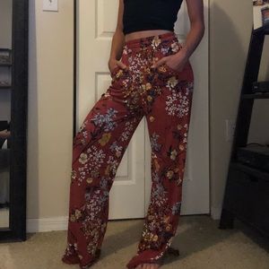 Vintage floral pants